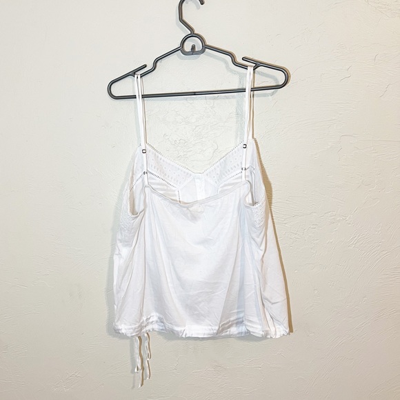 Anthropologie Tiny Natasha White Tie Tank Top XL - Picture 6 of 7